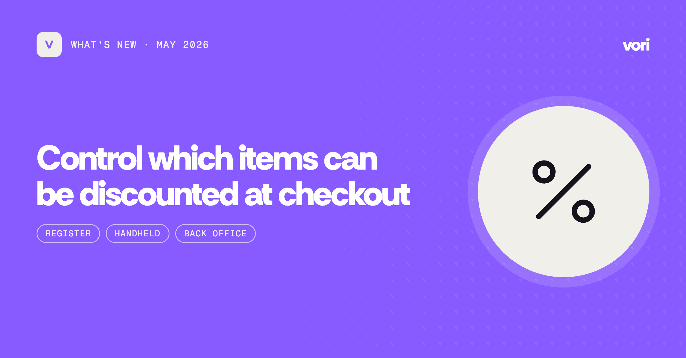 Control which items can be discounted at checkout