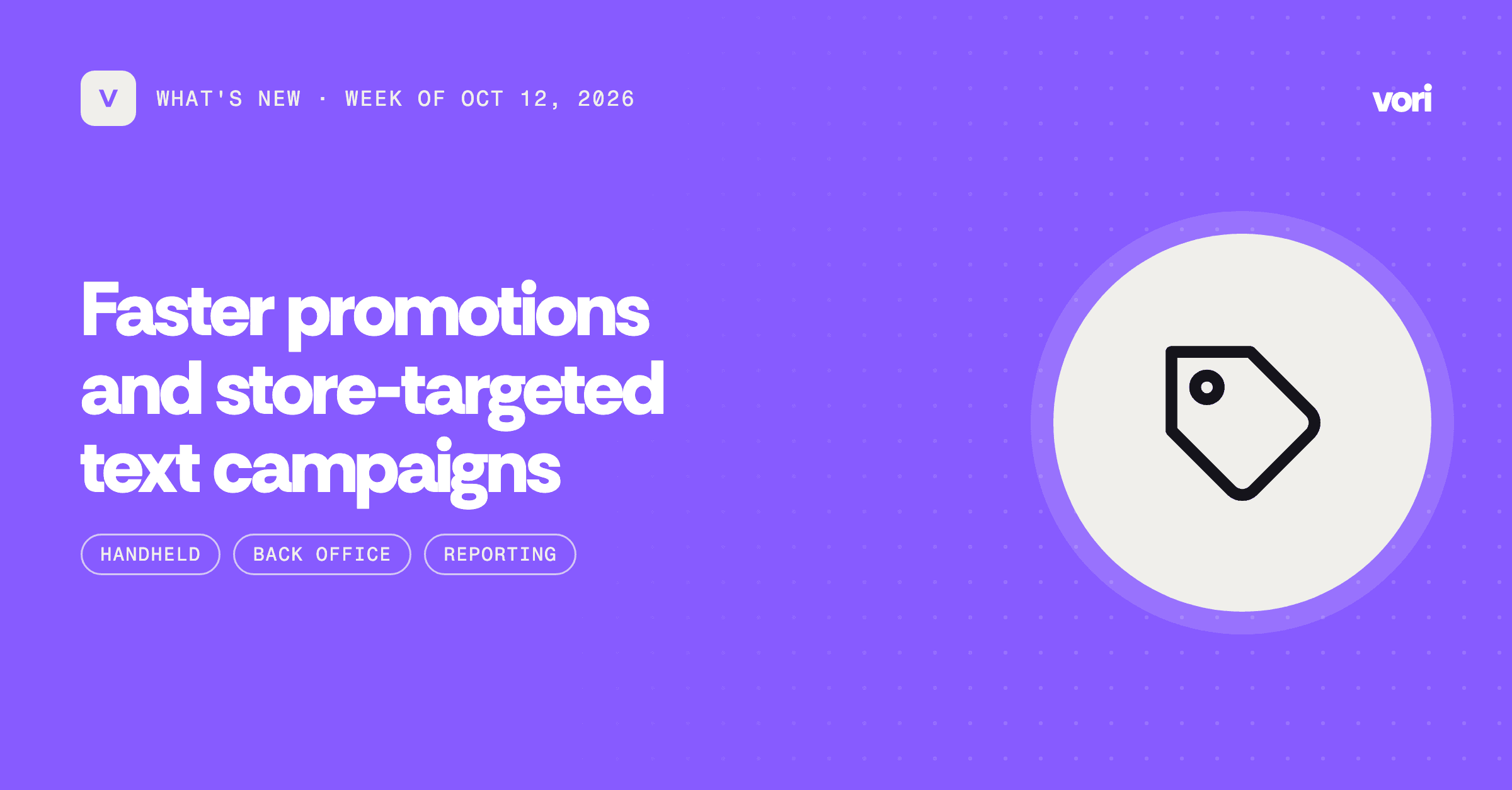 Faster promotions and store-targeted text campaigns